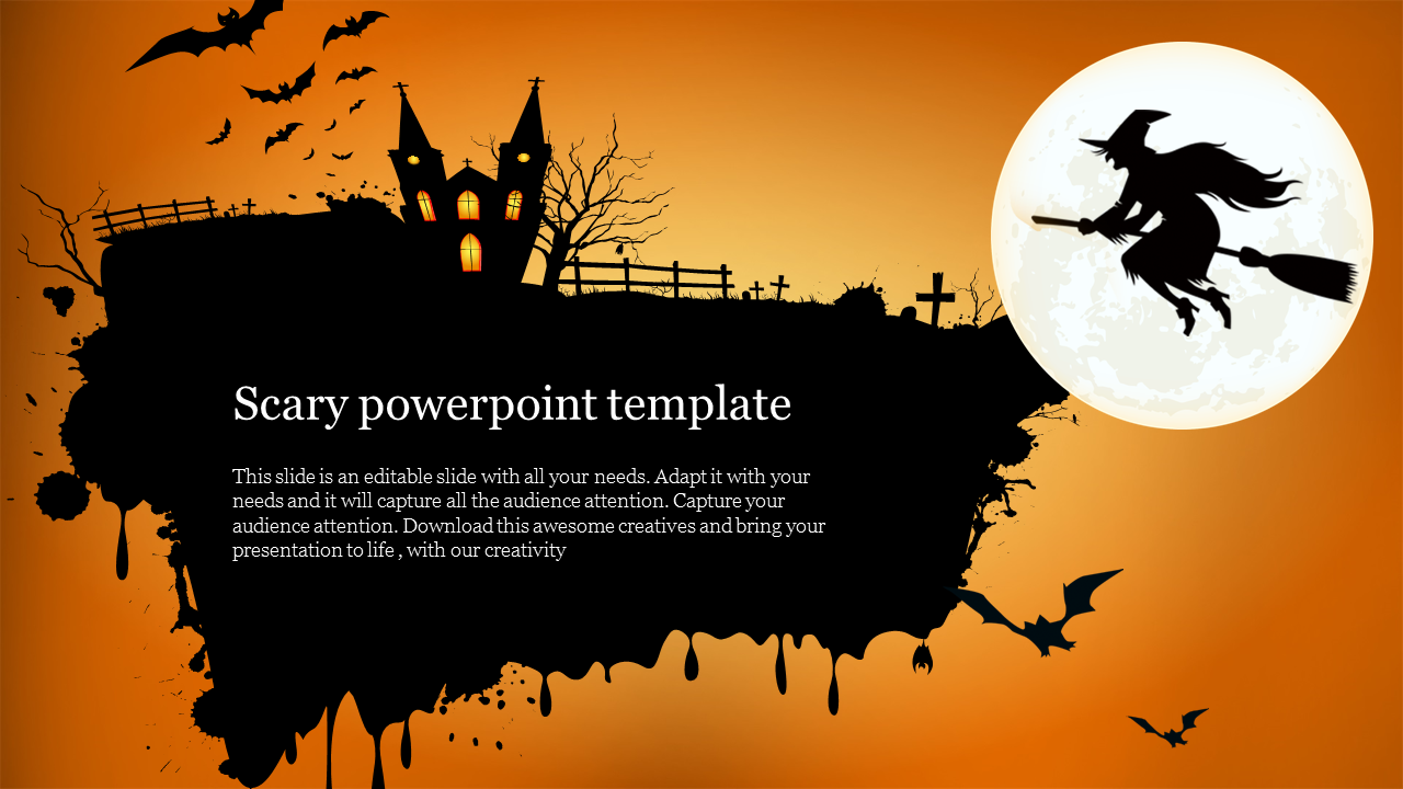 scary powerpoint template